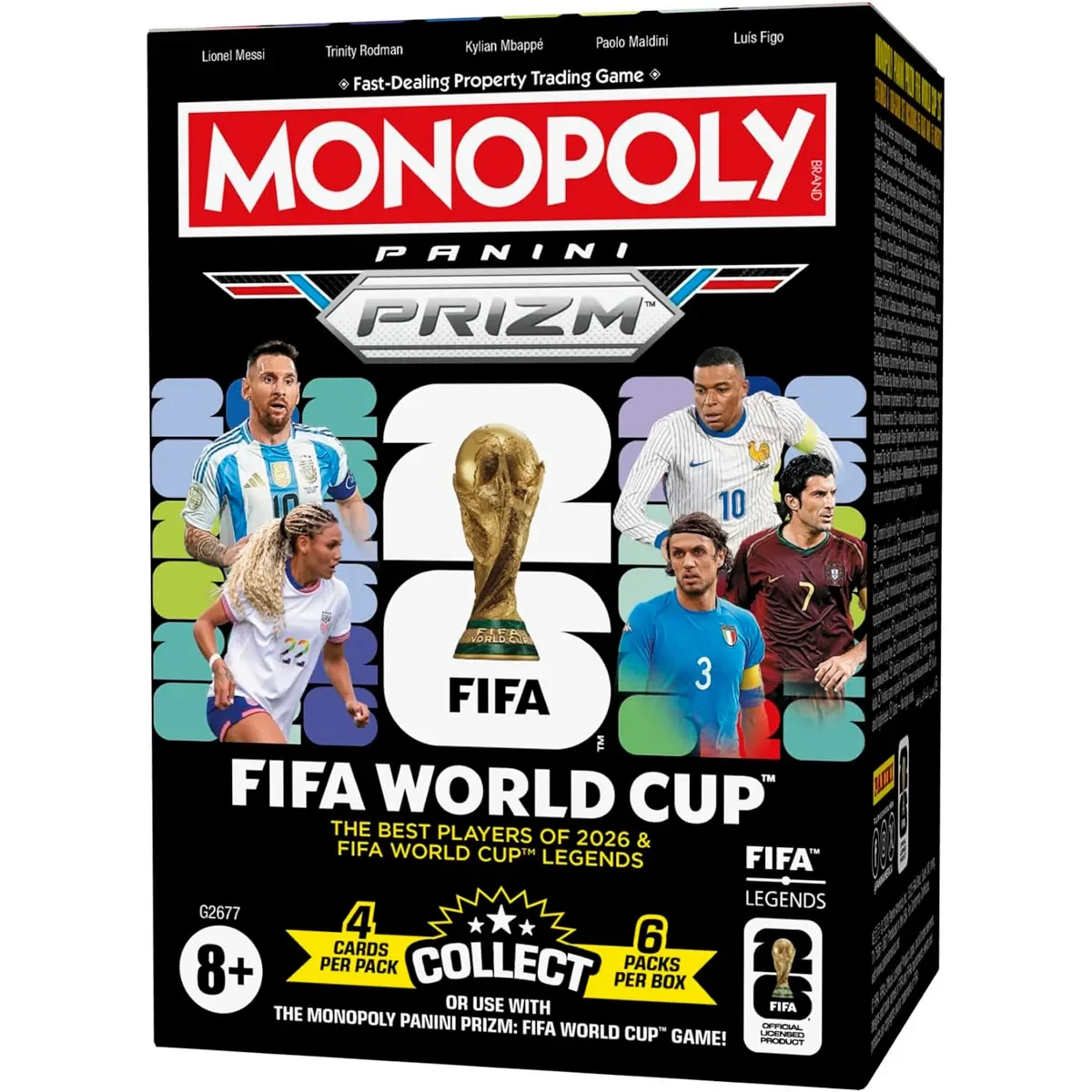 Panini Prizm Monopoly 2026 World Cup Value Box