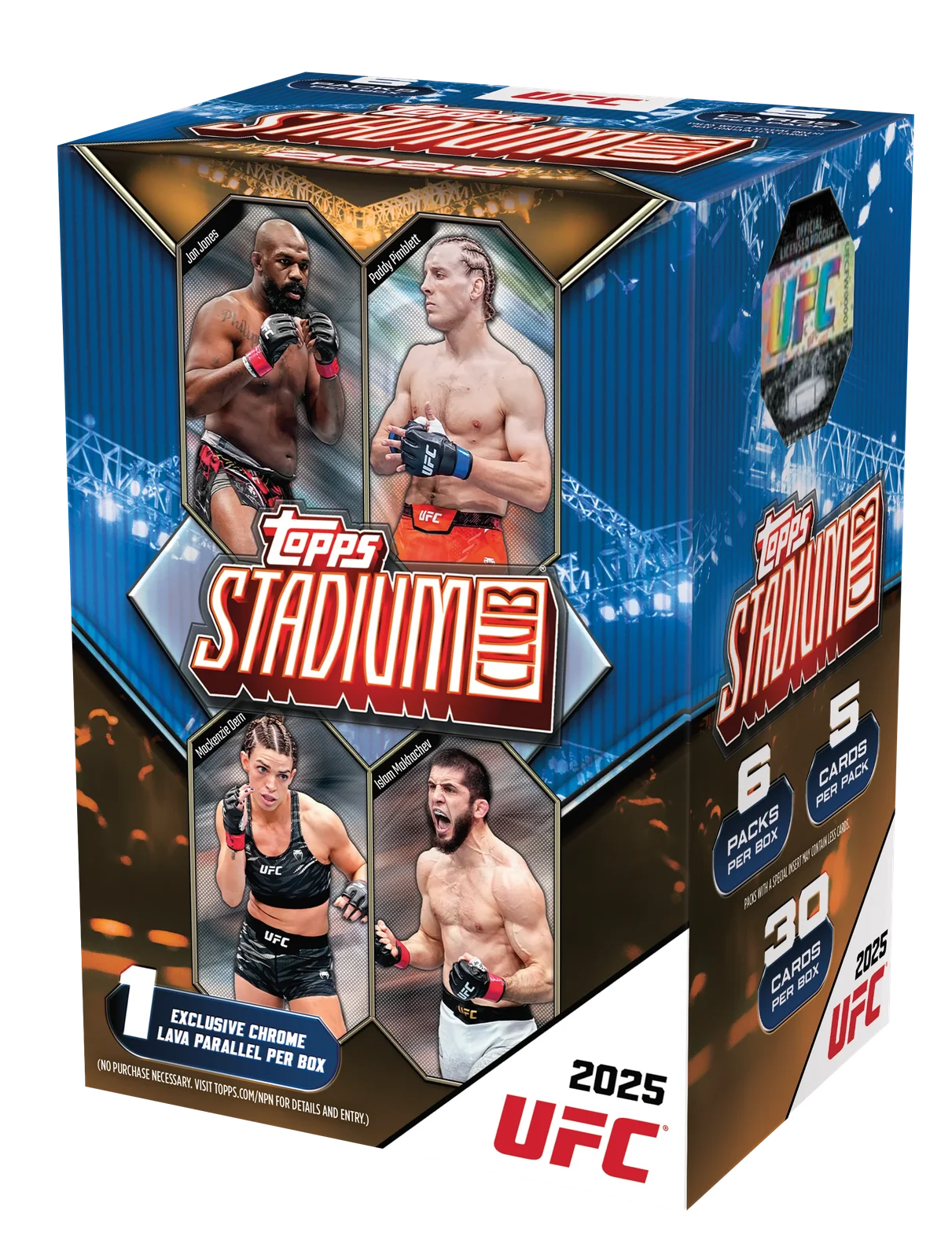 Topps Stadium Club 2025 UFC Value Box